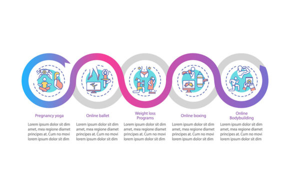 Exercising Programs Vector Infographic: Visualizing Wellness Workflows for Modern Audiences