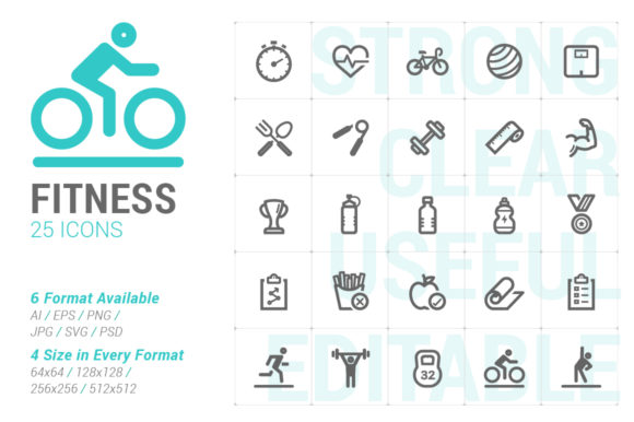 Fitness Strong Line Icon: A Comprehensive Resource for Modern Digital Design