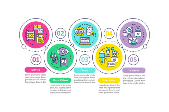 Video Learning Vector Infographic: Enhancing Visual Communication