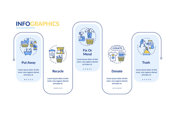 Ways to Declutter Things Infographic Design